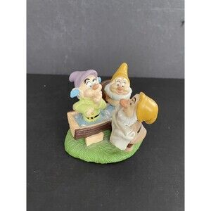 Disney Store Lil' Classics Snow White Dopey's Bath Time Rubber Figurine